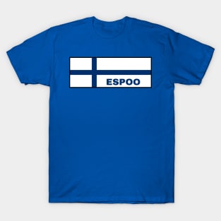 Espoo City in Finnish Flag T-Shirt